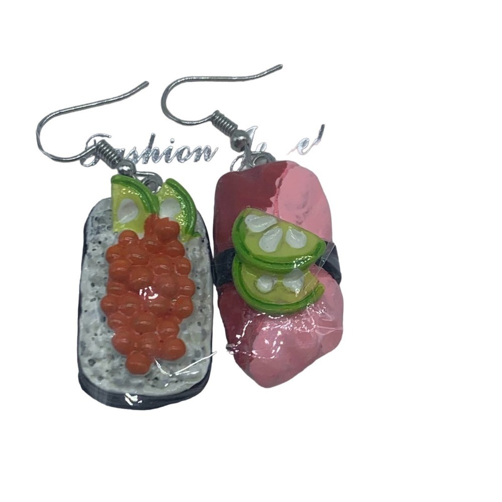 NEW sushi and fish egg earrings - Picture 3 of 16
